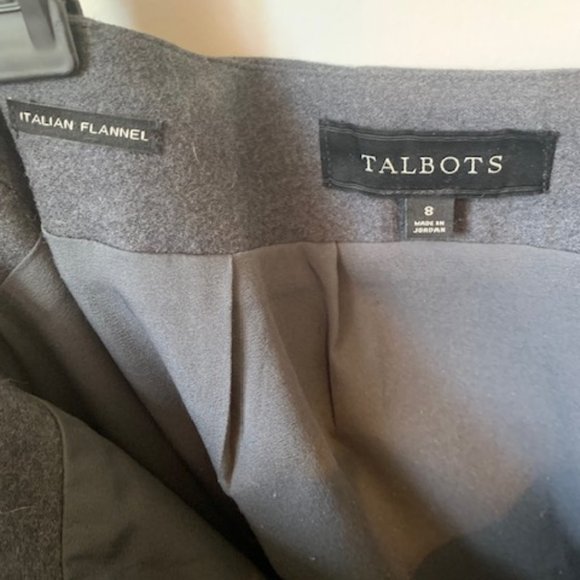 Talbot's Italian Wool Gray Suit - Jacket and Skirt - Picture 5 of 8